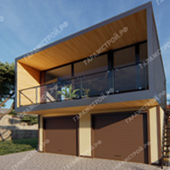 Двухэтажные гаражи